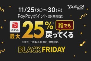 ヤフーショッピング ブラックフライデー