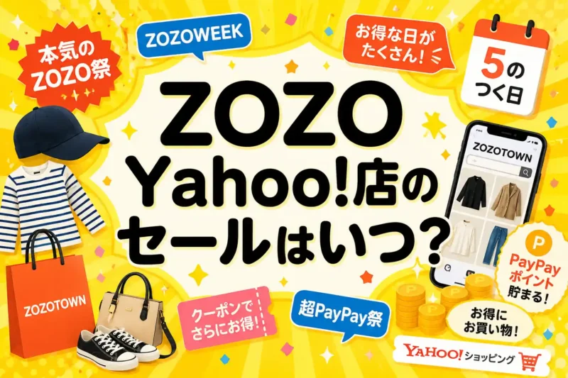 ヤフーzozo お得な日 セール