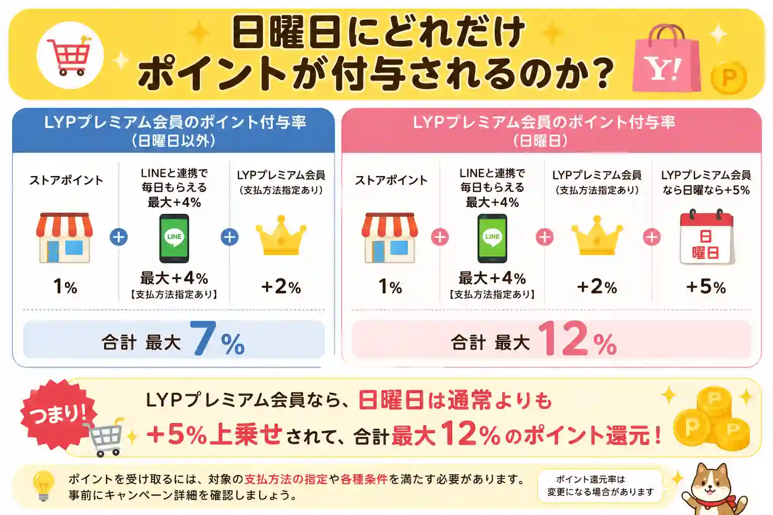 ヤフーショッピング 日曜日 ポイント